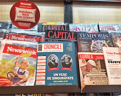 Cronicile magazine in Innmedio shop Bucharest