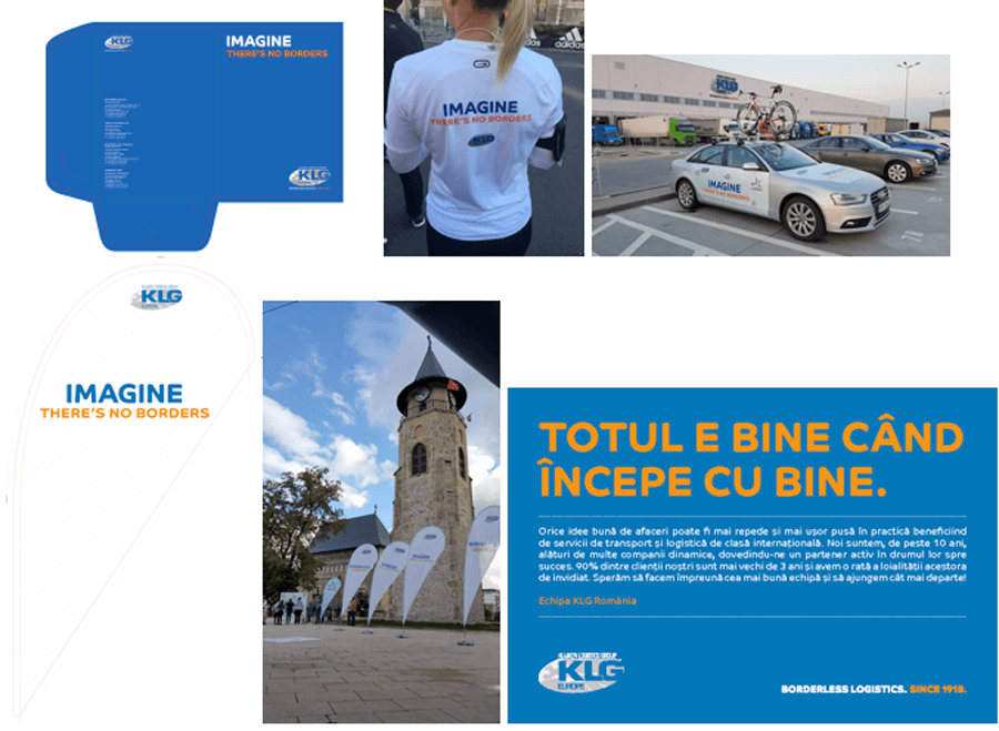 KLG Imagine campaign print ads, flyers, materials for business partners, event collaterals